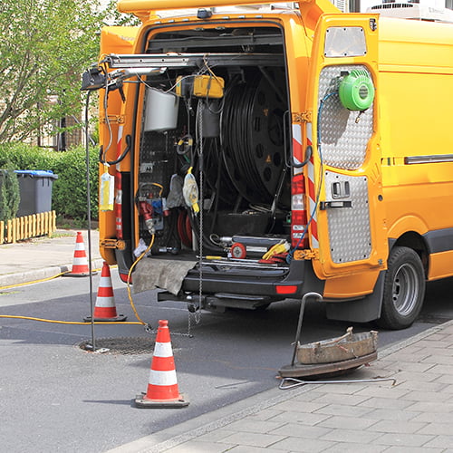 Rohrreingung mit Hochdruck